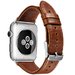 Curea iUni compatibila cu Apple Watch 1/2/3/4/5/6/7, 40mm, Vintage, Piele, Brown